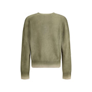 Aragona Cashmere Green Cashmere Sweatshirt