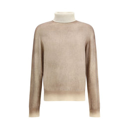 Aragona Cashmere Brown Cashmere Turtleneck