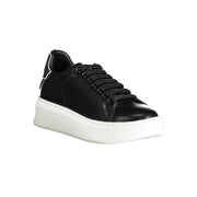 Gaelle Paris Black Polyethylene Sneaker