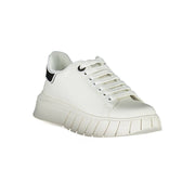 Gaelle Paris White Polyester Sneaker