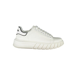Gaelle Paris White Polyester Sneaker