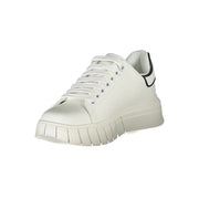 Gaelle Paris White Polyester Sneaker