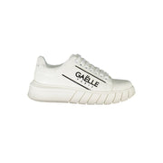 Gaelle Paris White Polyester Sneaker