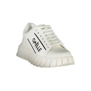 Gaelle Paris White Polyester Sneaker