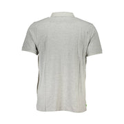 Gianmarco Venturi Gray Cotton Polo Shirt