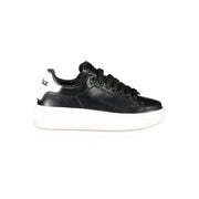 Gaelle Paris Black Polyethylene Sneaker