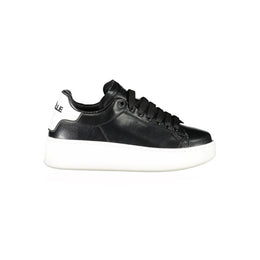 Gaelle Paris Black Polyethylene Sneaker