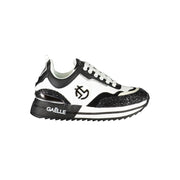 Gaelle Paris Black Polyester Sneaker