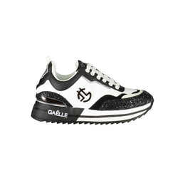 Gaelle Paris Black Polyester Sneaker