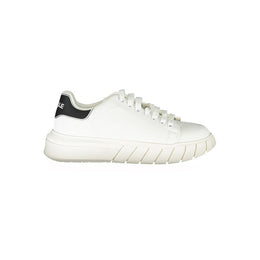 Gaelle Paris White Polyester Sneaker