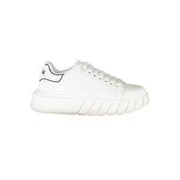 Gaelle Paris White Polyester Sneaker