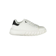 Gaelle Paris White Polyester Sneaker