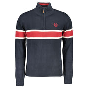 Gianmarco Venturi Blue Cotton Sweater