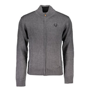 Gianmarco Venturi Gray Cotton Sweater