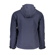 Gianmarco Venturi Blue Polyester Jackets & Coat