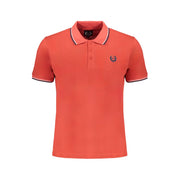 Gianmarco Venturi Red Cotton Polo Shirt