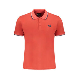 Gianmarco Venturi Red Cotton Polo Shirt