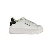 Gaelle Paris White Polyethylene Sneaker