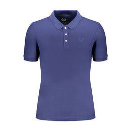 Gianmarco Venturi Blue Cotton Polo Shirt
