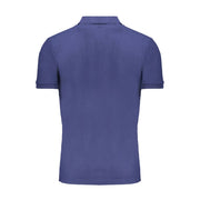 Gianmarco Venturi Blue Cotton Polo Shirt