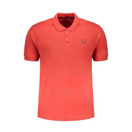 Gianmarco Venturi Red Cotton Polo Shirt