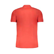 Gianmarco Venturi Red Cotton Polo Shirt