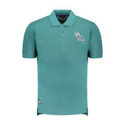 Gianmarco Venturi Green Cotton Polo Shirt