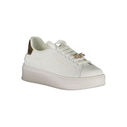 Gaelle Paris White Polyethylene Sneaker
