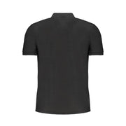 Gianmarco Venturi Black Cotton Polo Shirt