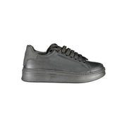 Gaelle Paris Black Polyethylene Sneaker