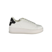 Gaelle Paris White Polyethylene Sneaker