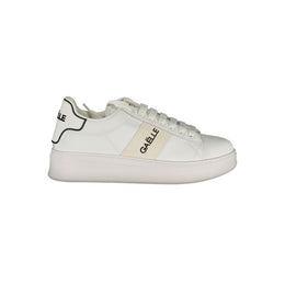 Gaelle Paris White Polyethylene Sneaker