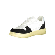 Gaelle Paris White Polyester Sneaker