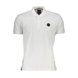 Gianmarco Venturi White Cotton Polo Shirt