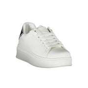 Gaelle Paris White Polyethylene Sneaker