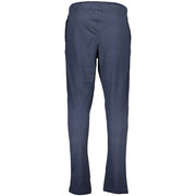 Gianmarco Venturi Blue Cotton Pant