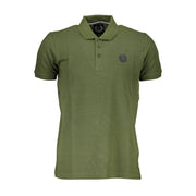 Gianmarco Venturi Green Cotton Polo Shirt