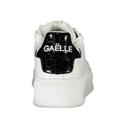 Gaelle Paris White Polyethylene Sneaker