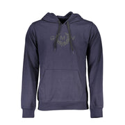 Gianmarco Venturi Blue Cotton Sweatshirt