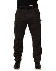 Dolce & Gabbana Brown Re- Edition Cotton Men Cargo Pants