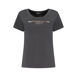 Freddy Black Cotton T-Shirt
