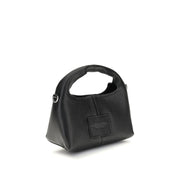 Marc Jacobs Black Calf Leather Bos Taurus Shoulder Bag