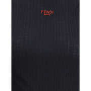 Fendi Black Wool Top