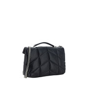 Saint Laurent Black Lamb Ovis Aries Aries Shoulder Bag