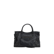 Balenciaga Black Calf Leather Bos Taurus Shoulder Bag