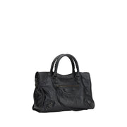 Balenciaga Black Calf Leather Bos Taurus Shoulder Bag