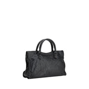 Balenciaga Black Calf Leather Bos Taurus Shoulder Bag
