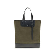 Margiela Green Calf Leather Bos Taurus Shoulder Bag
