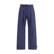 PINKO Blue Polyester Casual Pants
