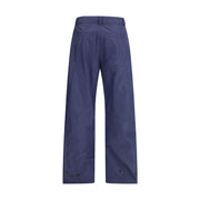 PINKO Blue Polyester Casual Pants